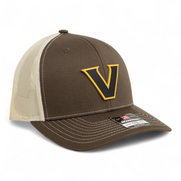 Vanderbilt Commodores Black 3D Snapback Trucker Hat- Chocolate Chip/ Birch - Picture 1 of 3